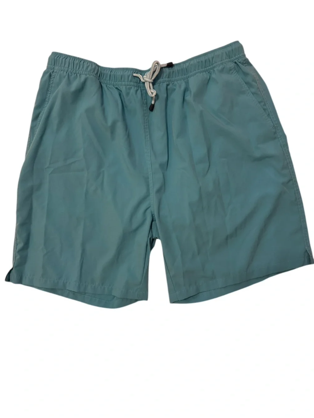 Peter Millar Teal Blue Casablanca Seaside Swim Trunks Magic Print UPF 50+